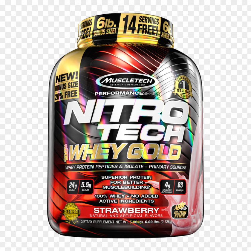 Prozis MuscleTech Whey Protein Isolate PNG