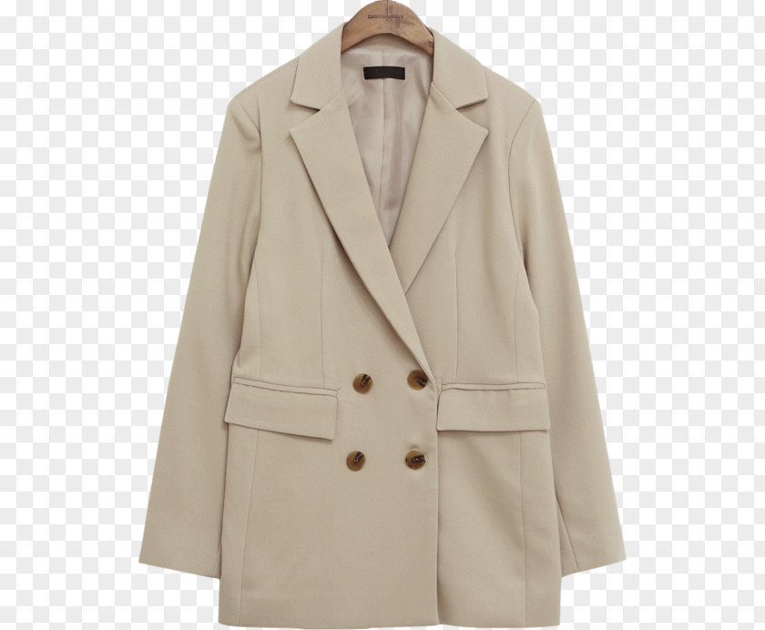 Slit Coat Outerwear Sleeve Jacket Formal Wear PNG