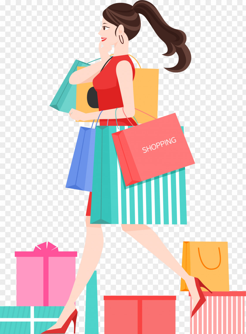 Wedding Purchasing Shopping Illustration PNG