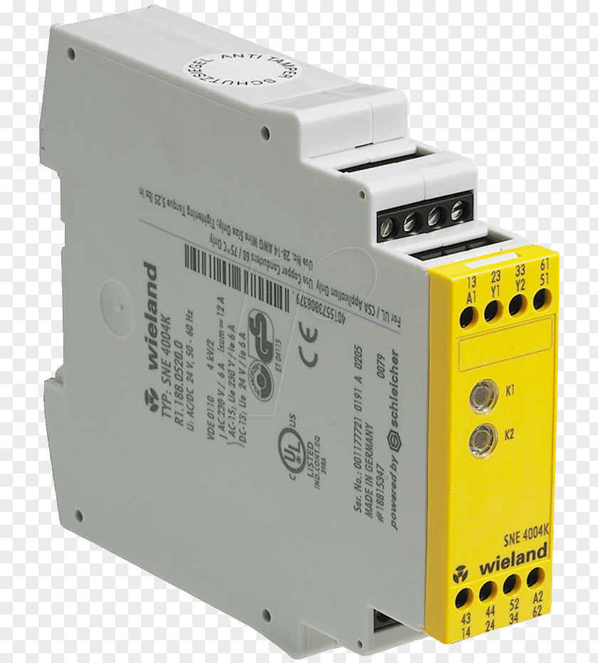 Wieland Electric Gmbh Safety Relay Kill Switch Apparaat Security PNG