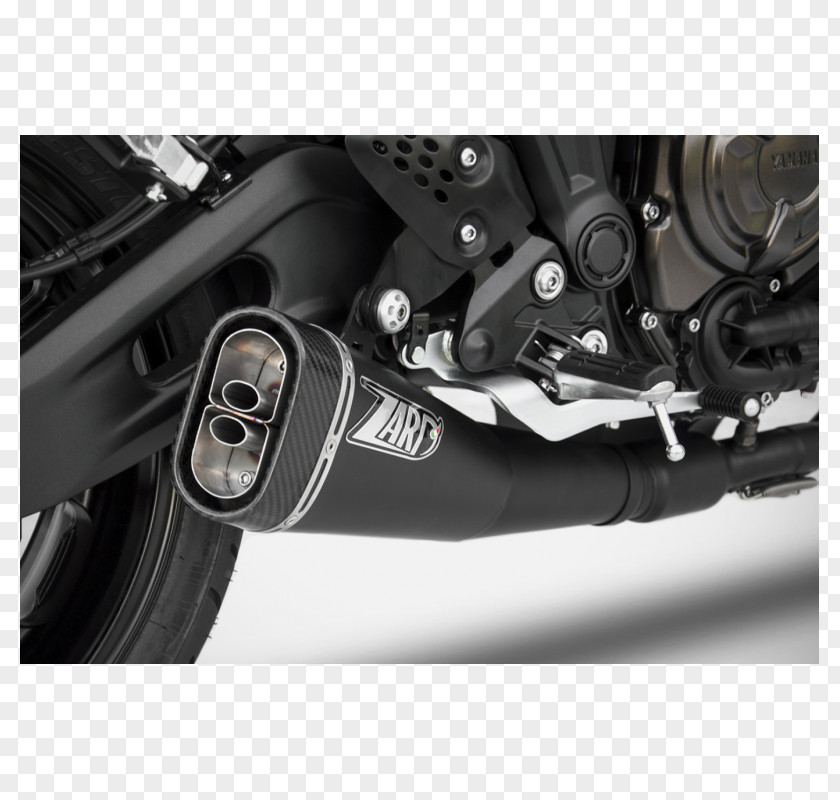 Car Tire Exhaust System Yamaha MT-07 Motor Company PNG