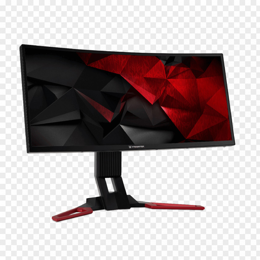 Computer Predator X34 Curved Gaming Monitor 21:9 Aspect Ratio Monitors Acer XB1 Z301C PNG