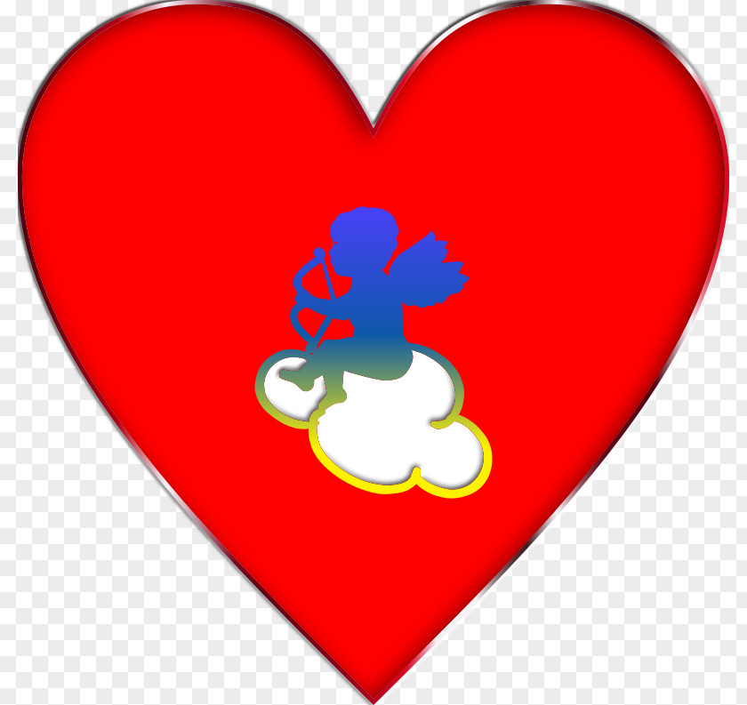 Cupid Heart Clip Art PNG