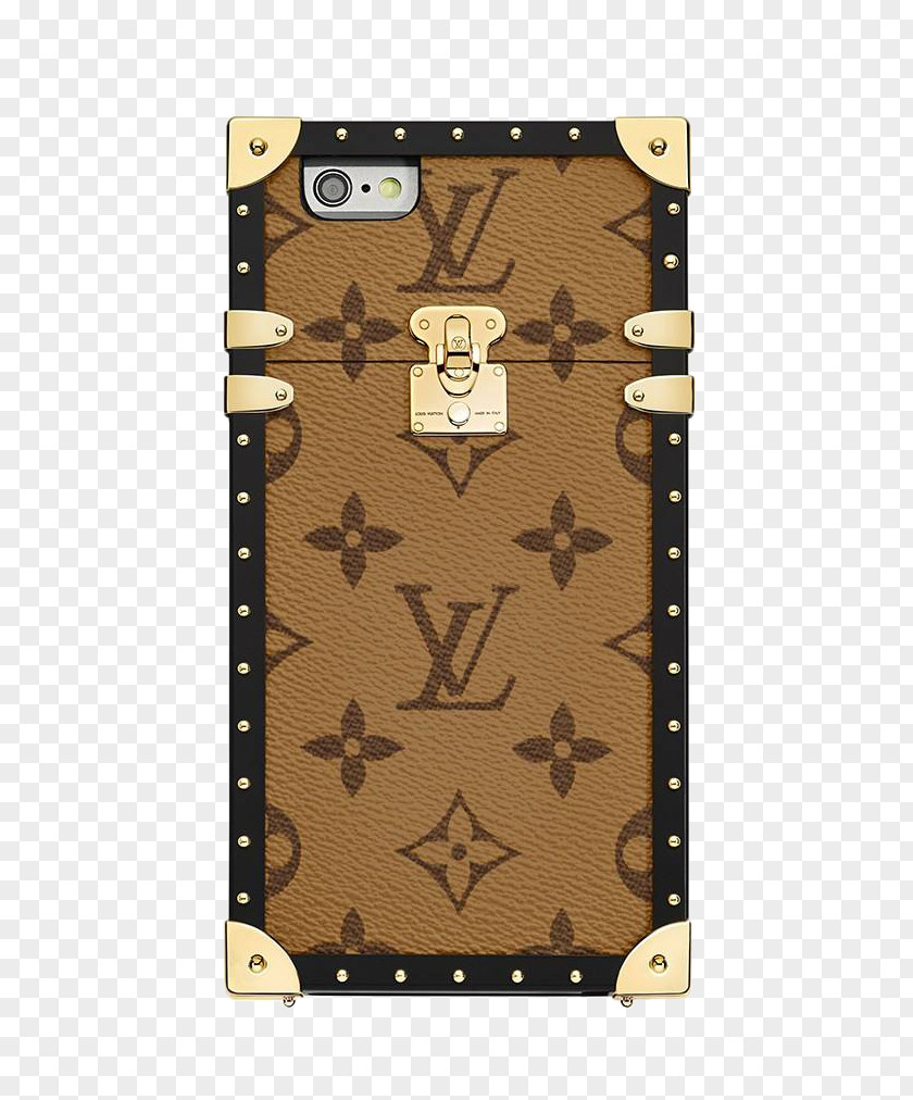 Iphone7 Leather Phone Shell IPhone 7 Plus Louis Vuitton Trunk Monogram Luxury Goods PNG