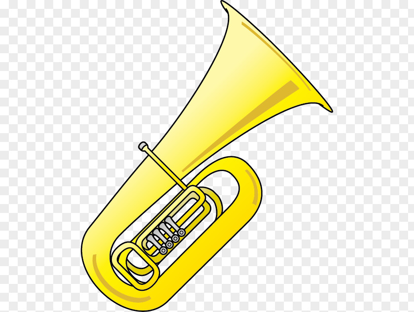 Trombone Mellophone Tuba Brass Instruments Clip Art PNG