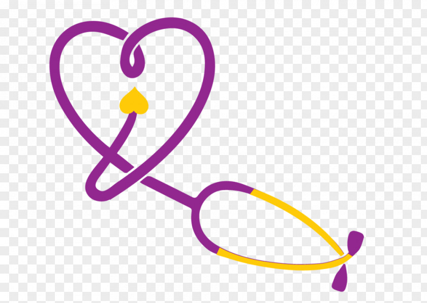 Heart Stethoscope Pulse Silhouette Sign PNG