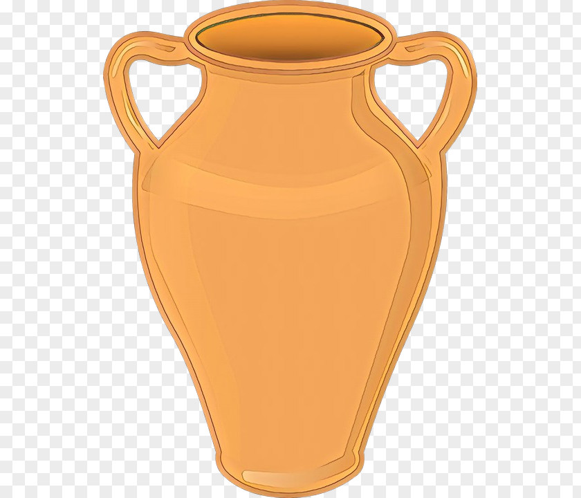 Pitcher Artifact Orange Background PNG