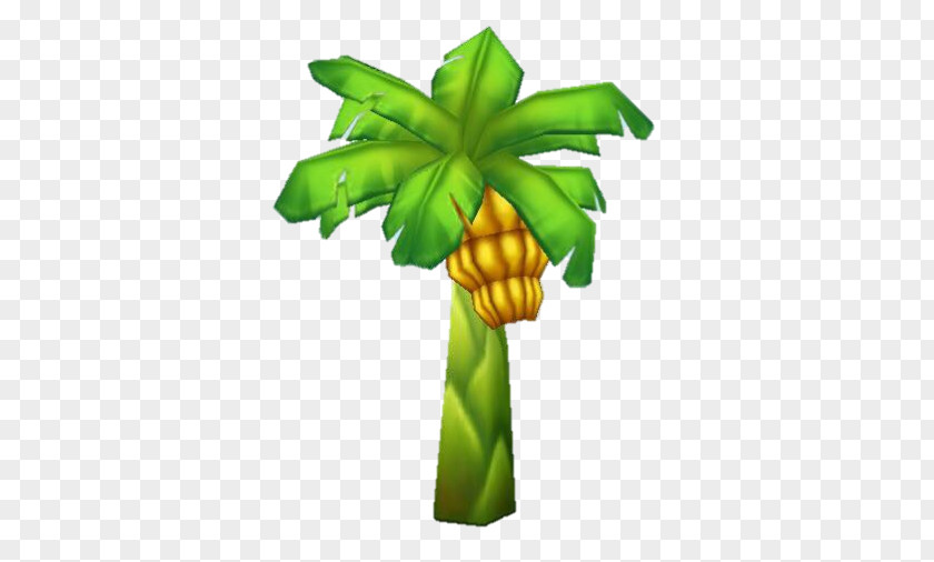 Arecales Palm Tree Banana Food Leaf Cartoon PNG