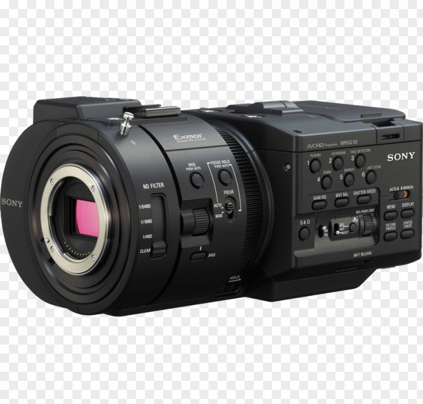 Camera Super 35 Sony E-mount Camcorder NEX XDCAM PNG