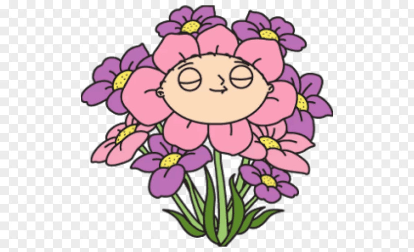 Flower Power Stewie Griffin Peter Brian Lois Family Guy Video Game! PNG