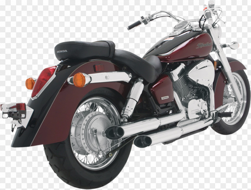 Honda Exhaust System Shadow Motorcycle Muffler PNG