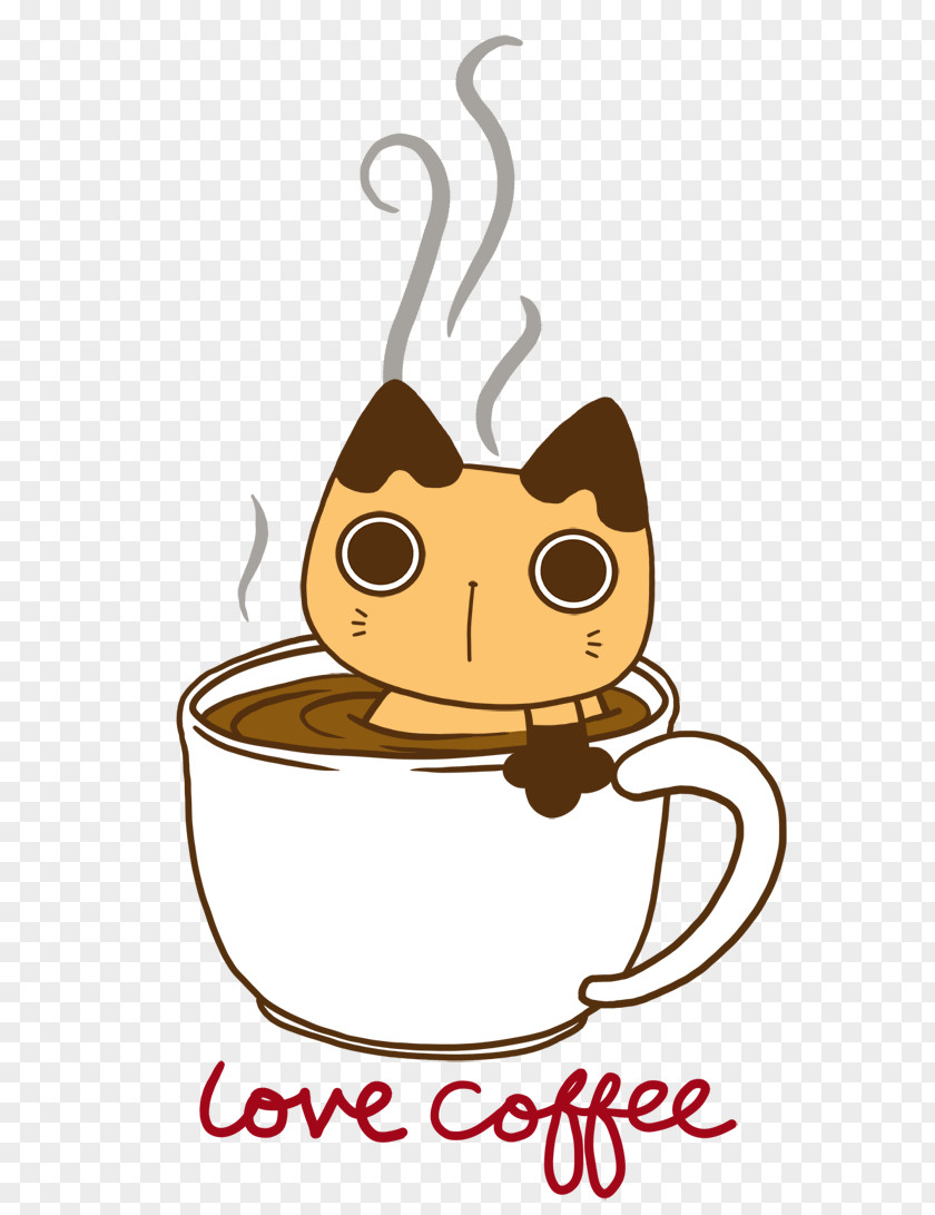 Love Coffee Cafe Teacup Clip Art PNG