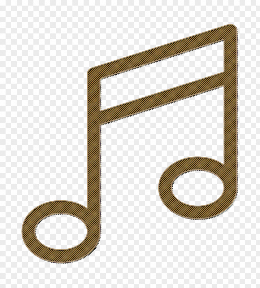 Metal Line Music Note PNG