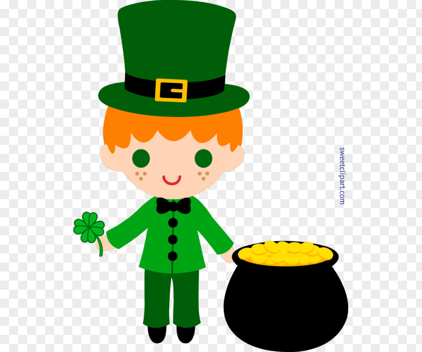 Saint Patrick's Day Leprechaun Clip Art PNG