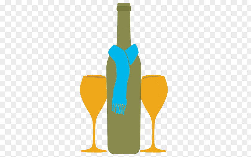 Champagne Glass Bottle Wine PNG