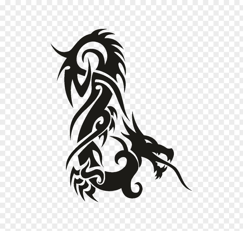 Dragon Clip Art Chinese Tattoo Image PNG
