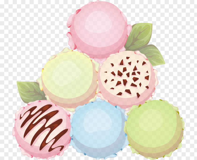 Ice Cream Ball Cone Pop PNG