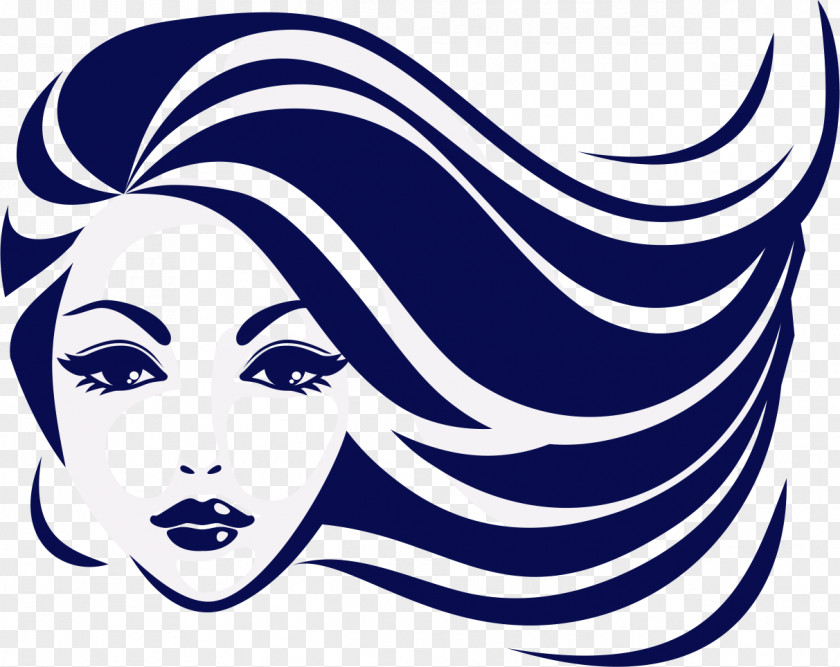 Logo Face Girl PNG Girl, salon clipart PNG