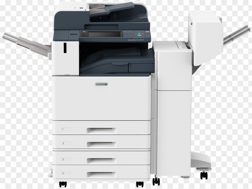 Mid-copy Fuji Xerox Photocopier Multi-function Printer PNG