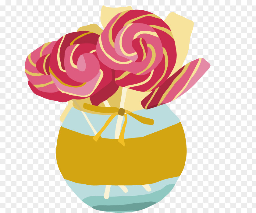 Vector Food Candy Lollipop Cream PNG