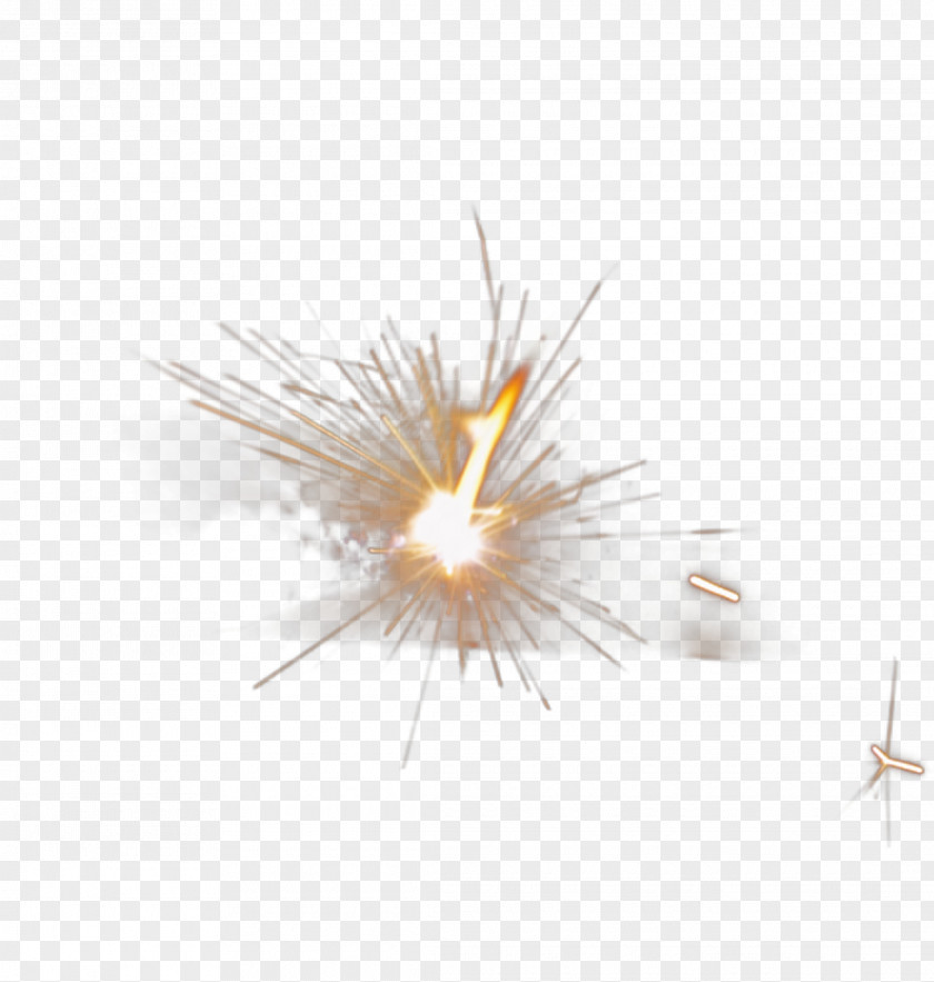 Yellow Explosion Spark Download PNG