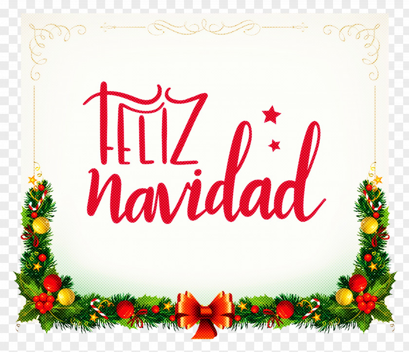 Feliz Navidad Merry Christmas PNG