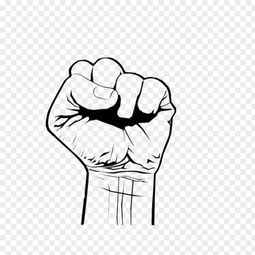 Fist Hand Finger Upper Limb PNG limb, Fighting, left human fist line-art illustration clipart PNG