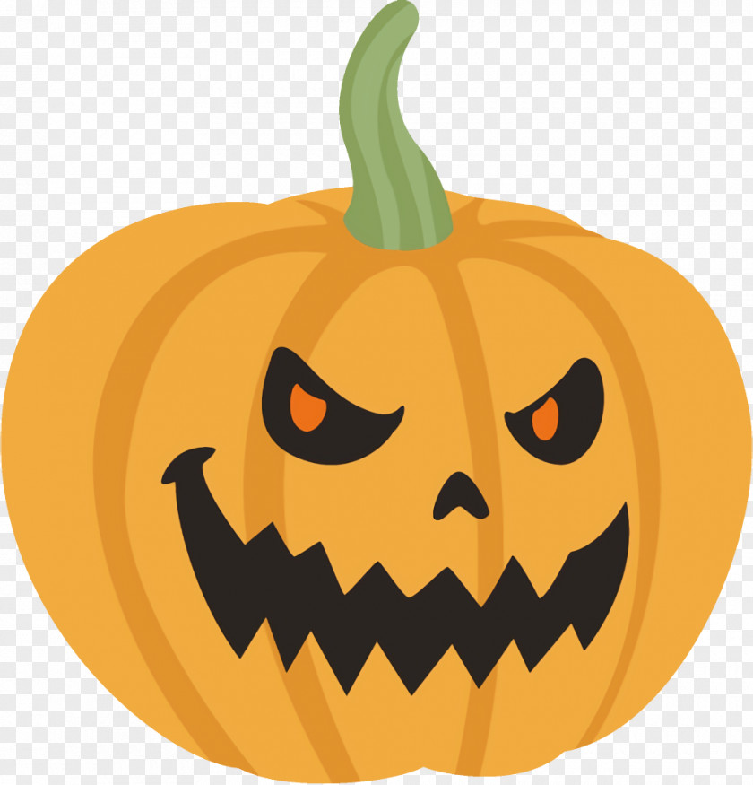 Food Fruit Jack-o-Lantern Halloween Carved Pumpkin PNG
