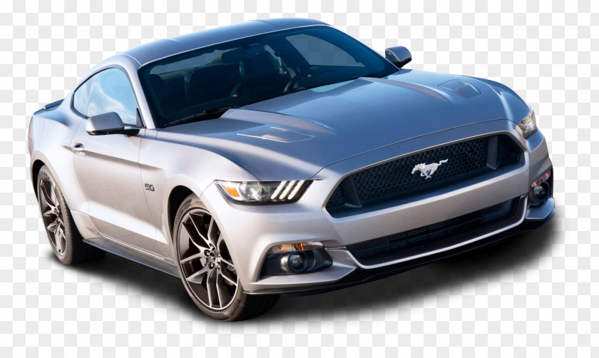 Ford Mustang Silver Car 2015 GT Shelby PNG