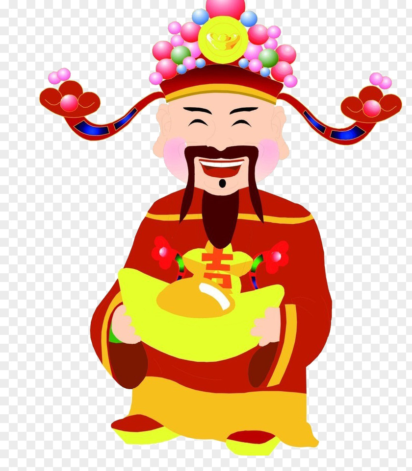 God Of Wealth Caishen Deity Tudigong Euclidean Vector PNG