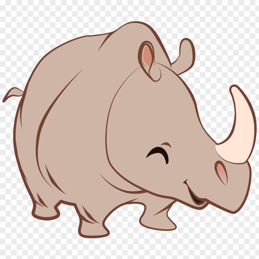 Jungle Safari Javan Rhinoceros Drawing Elephant Clip Art PNG