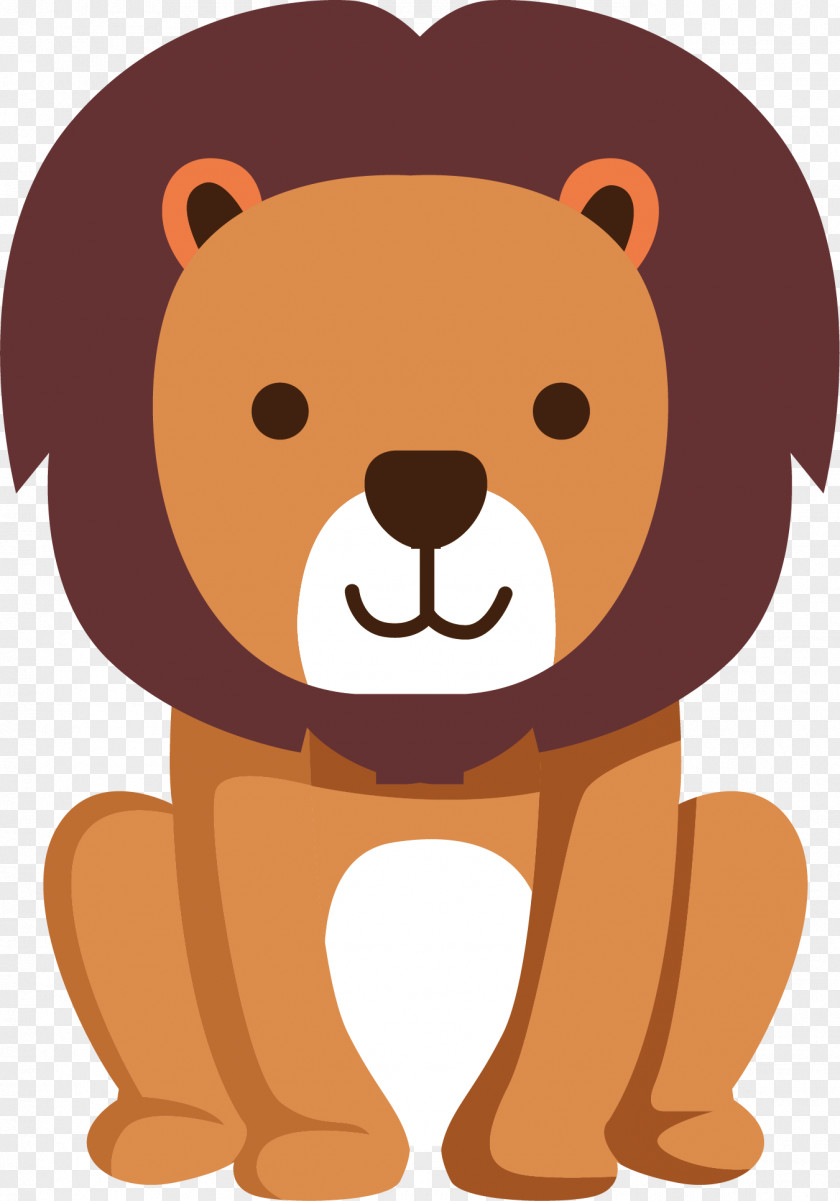 Lovely Lion Vector Computer File PNG