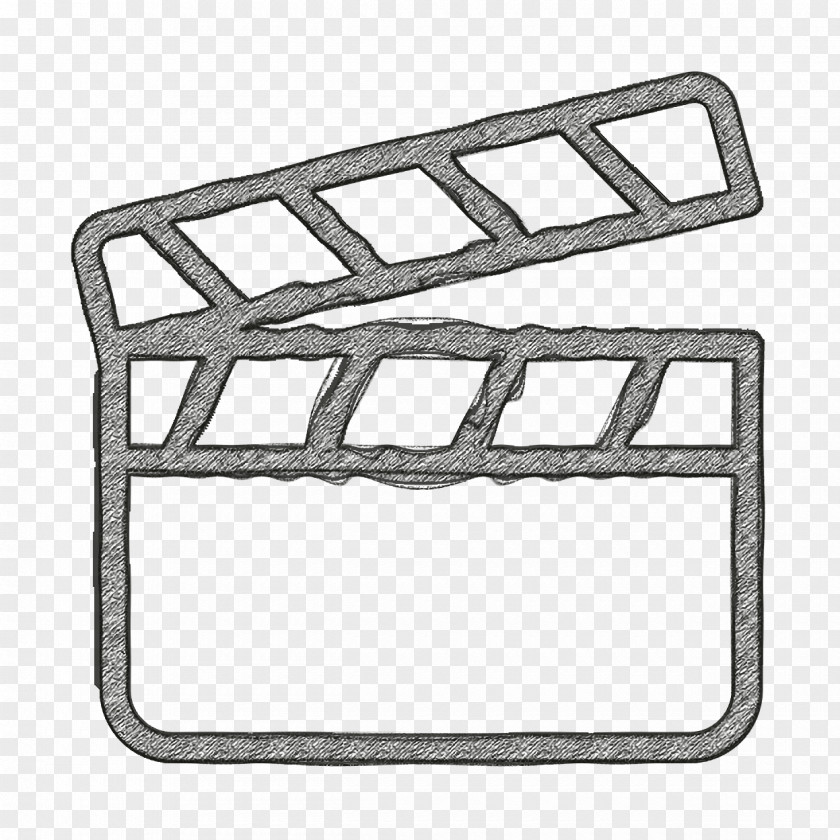 Steel Rectangle Basic Icons Icon Cinema Clapperboard PNG