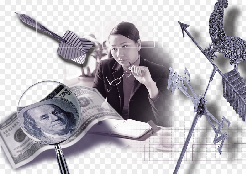 Sword Cluster Money Woman Thinking Download PNG