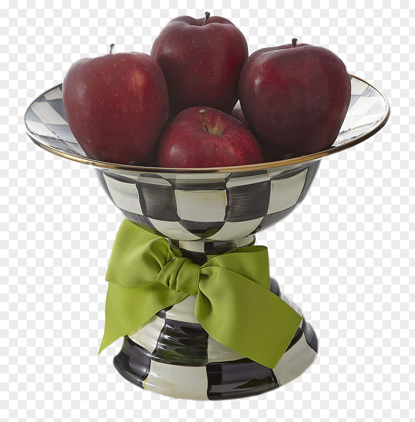 Beautifully Decorated Home Page Compote Apple Dish Bowl Tableware PNG