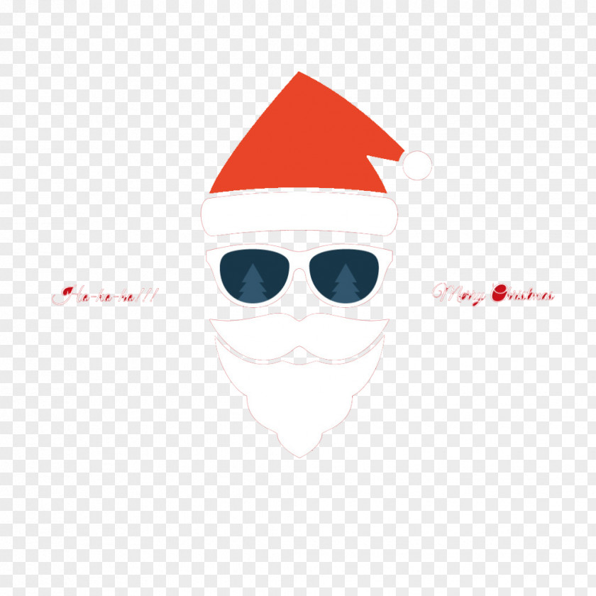 Christmas Old Man Wearing Sunglasses Background Poster PNG