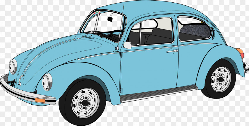 Classic Car Volkswagen Beetle Caddy Crafter PNG