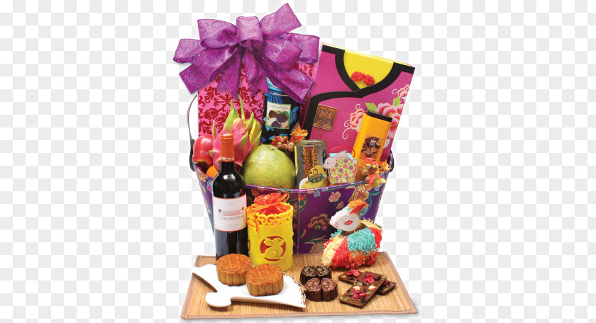 Mid Autumn Moon Mishloach Manot Hamper Food Gift Baskets PNG
