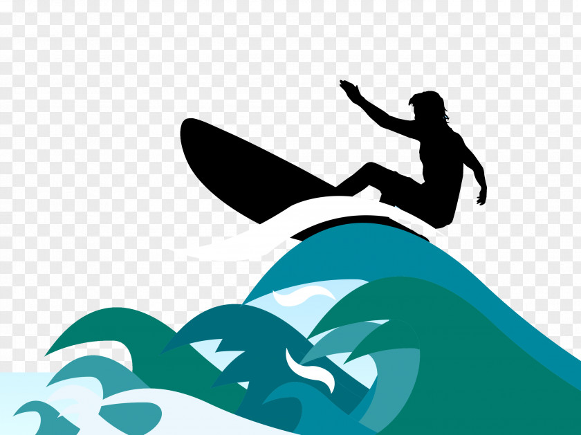 Perfect Surfing Surfboard Clip Art PNG