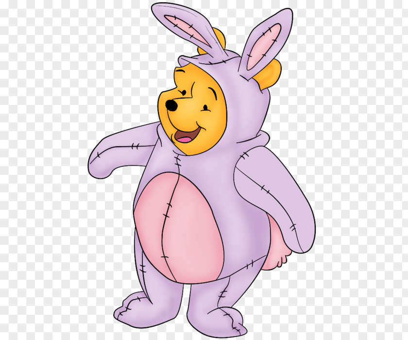 Winnie The Pooh Winnie-the-Pooh Eeyore Easter Bunny Rabbit PNG