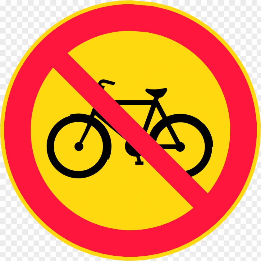 Bicycle Traffic Sign Signs Cycling PNG