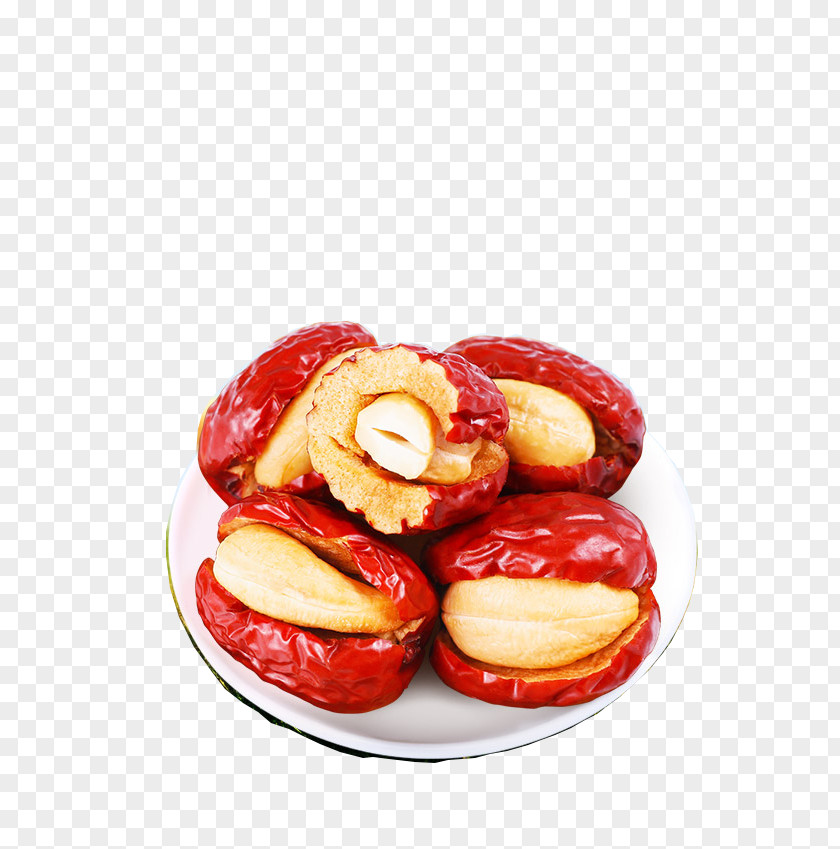 Dry Blood Dates Jujube Dessert Snack Cashew PNG