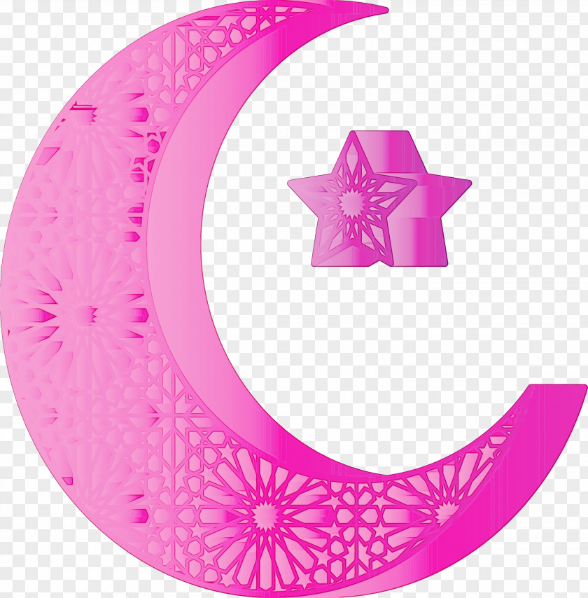 Pink Magenta Circle Wheel Crescent PNG