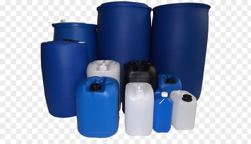 Plastic Barrel Cobalt Blue PNG