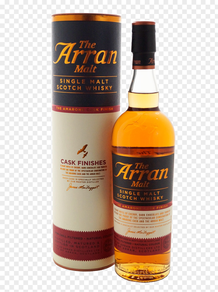 Cognac Liqueur Arran Distillery Whiskey Scotch Whisky Single Malt PNG