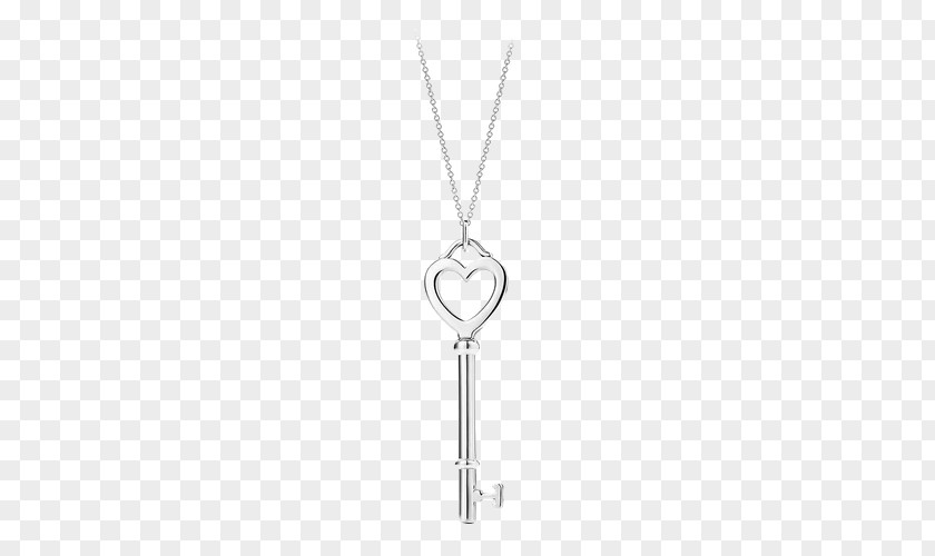 Key Necklace Locket Chain Silver Jewellery PNG