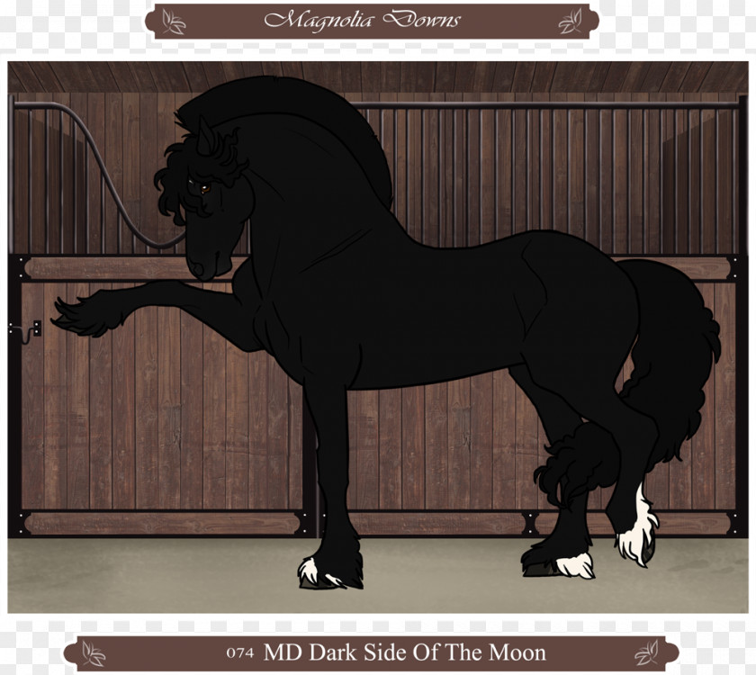 Mustang Stallion Digital Art Halter Pony PNG