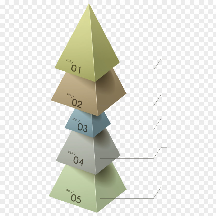 PPT Business Tag Chart Triangle Infographic PNG