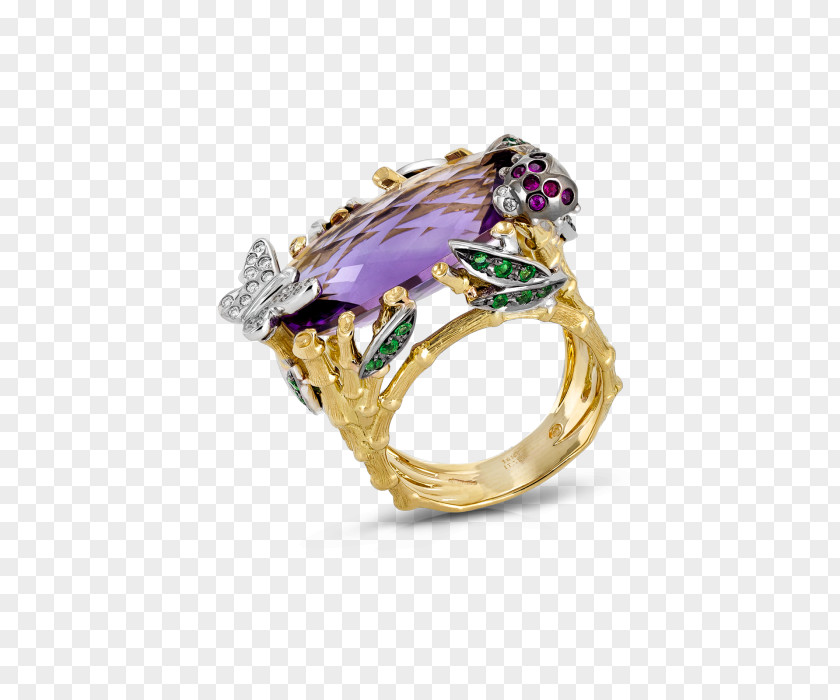 Ring Amethyst Earring Jewellery Diamond PNG