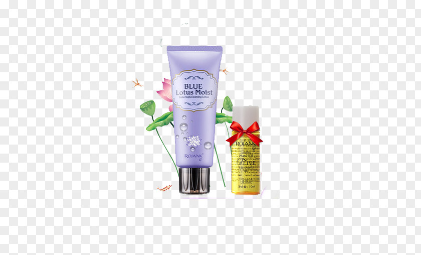 Ru Makeup Blue Lotus Soothing Cleanser BB Cream Cosmetics Concealer Lip PNG